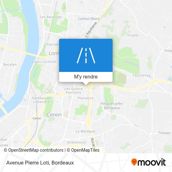 Avenue Pierre Loti plan