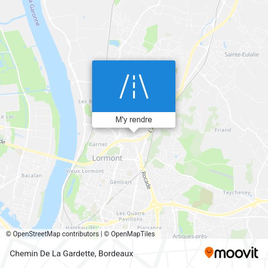 Chemin De La Gardette plan