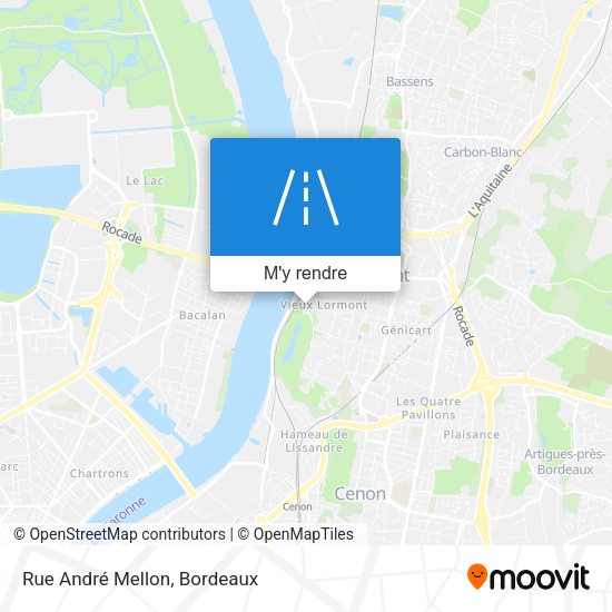 Rue André Mellon plan