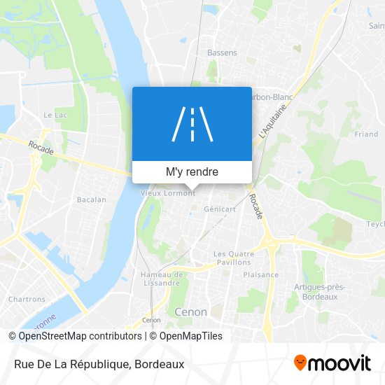 Rue De La République plan