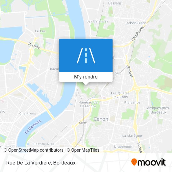 Rue De La Verdiere plan