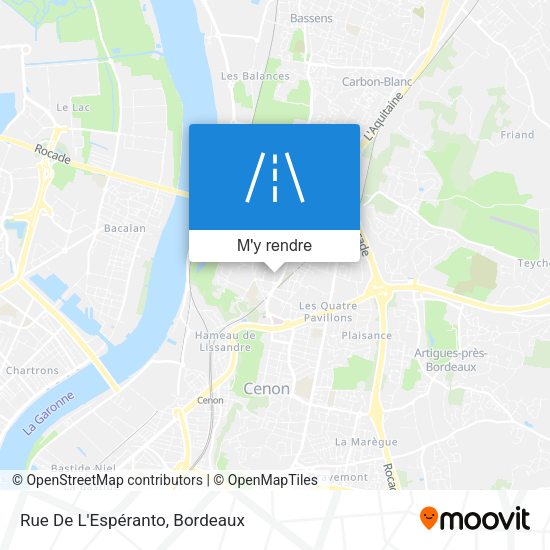 Rue De L'Espéranto plan
