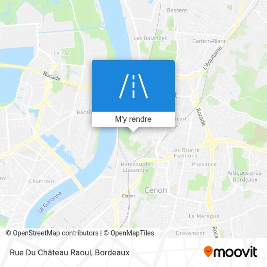 Rue Du Château Raoul plan