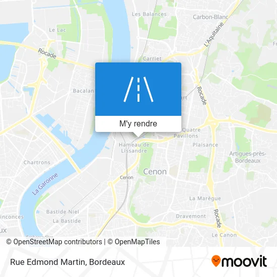 Rue Edmond Martin plan