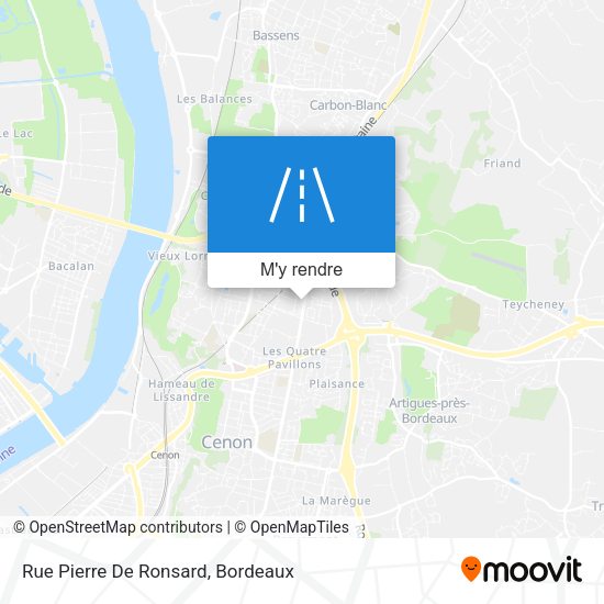 Rue Pierre De Ronsard plan