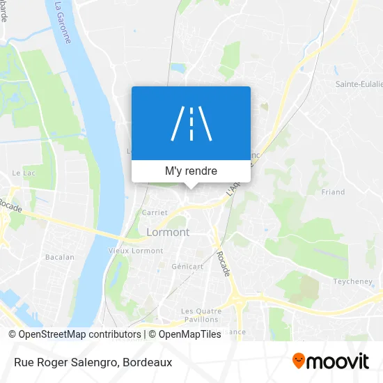 Rue Roger Salengro plan