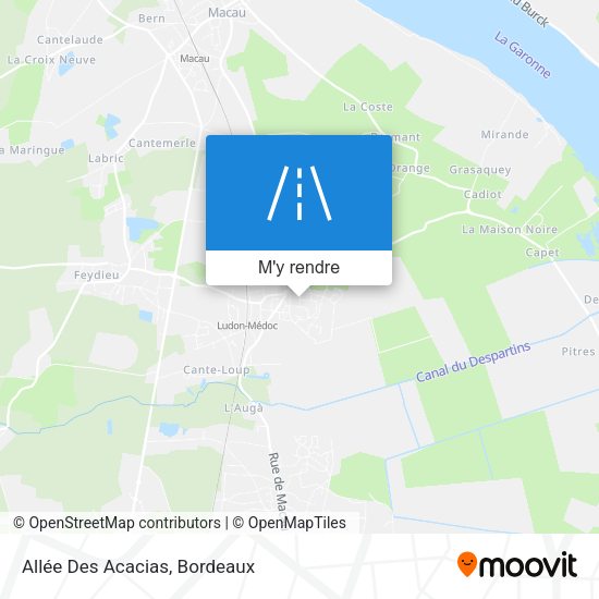 Allée Des Acacias plan