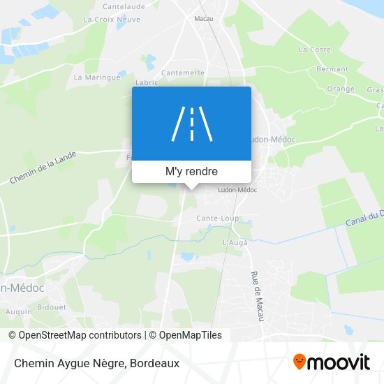 Chemin Aygue Nègre plan