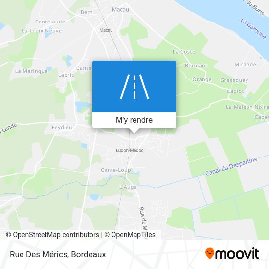 Rue Des Mérics plan