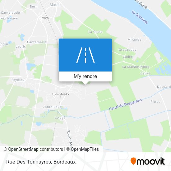 Rue Des Tonnayres plan