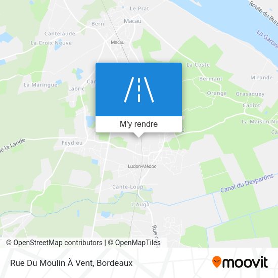 Rue Du Moulin À Vent plan