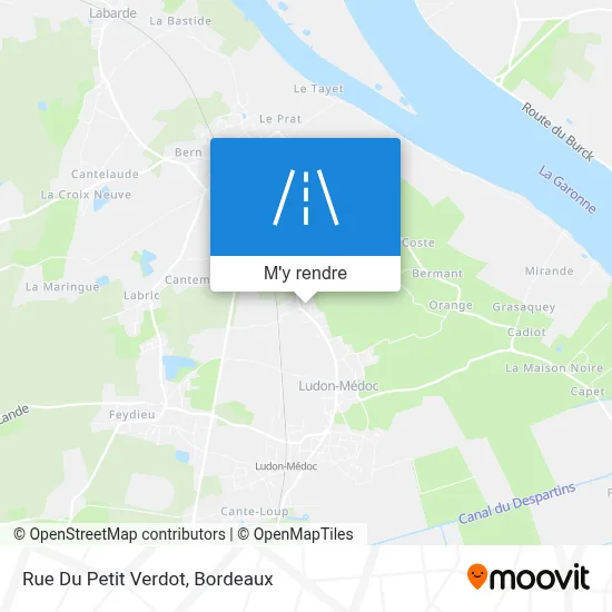 Rue Du Petit Verdot plan