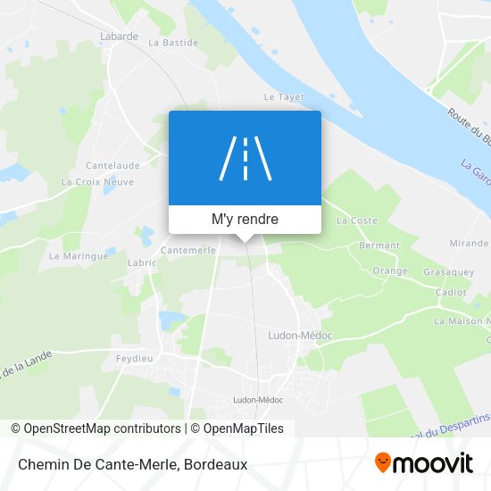 Chemin De Cante-Merle plan