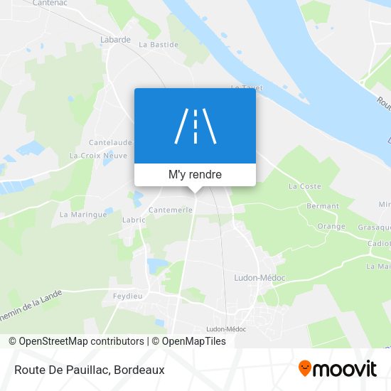 Route De Pauillac plan