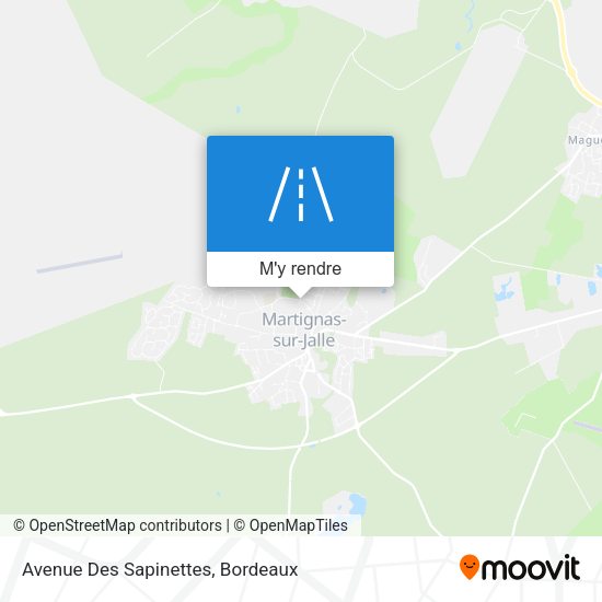 Avenue Des Sapinettes plan