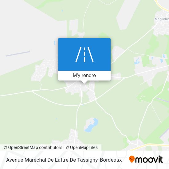 Avenue Maréchal De Lattre De Tassigny plan