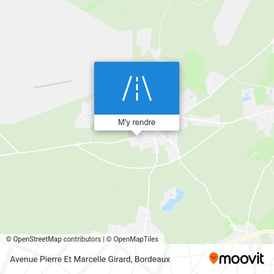Avenue Pierre Et Marcelle Girard plan