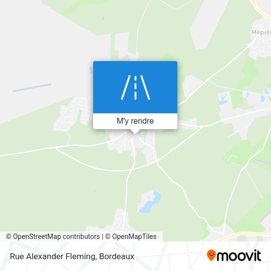 Rue Alexander Fleming plan