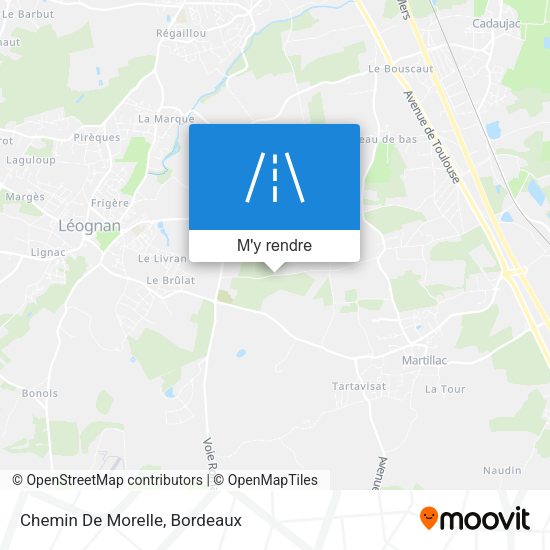 Chemin De Morelle plan