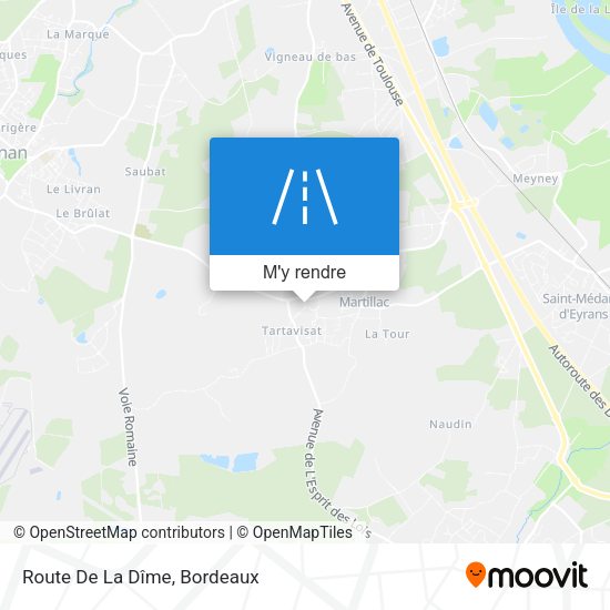 Route De La Dîme plan