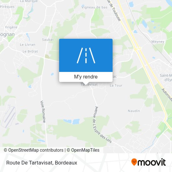 Route De Tartavisat plan