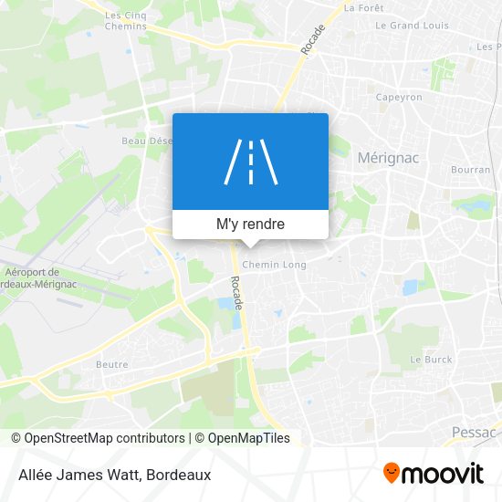 Allée James Watt plan