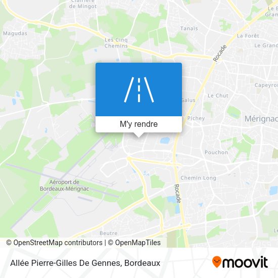 Allée Pierre-Gilles De Gennes plan