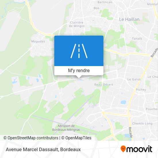 Avenue Marcel Dassault plan