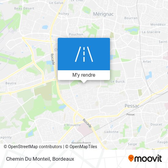 Chemin Du Monteil plan