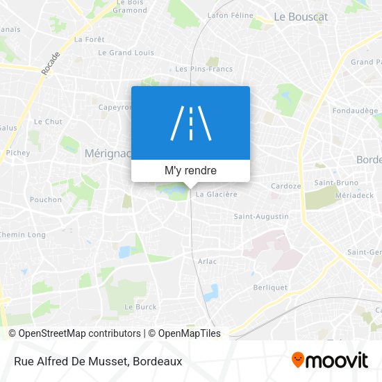 Rue Alfred De Musset plan