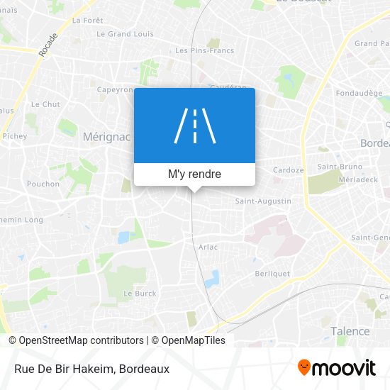Rue De Bir Hakeim plan