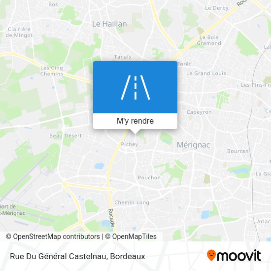 Rue Du Général Castelnau plan