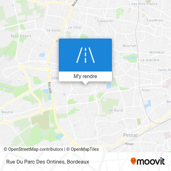 Rue Du Parc Des Ontines plan