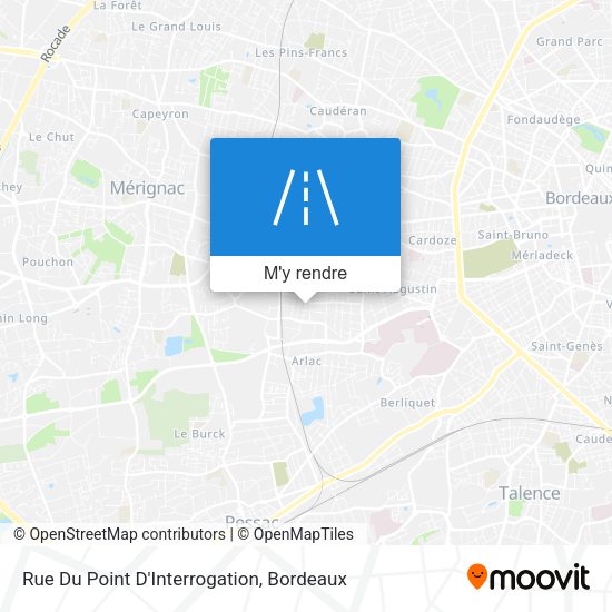 Rue Du Point D'Interrogation plan