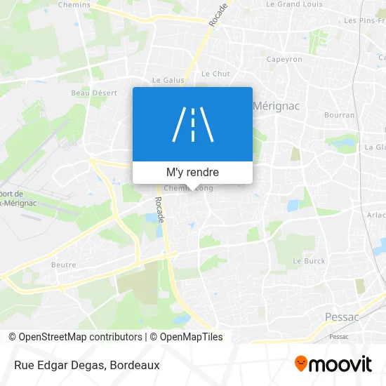 Rue Edgar Degas plan