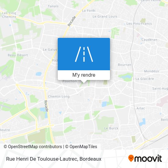 Rue Henri De Toulouse-Lautrec plan