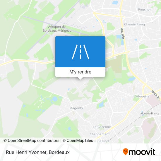 Rue Henri Yvonnet plan