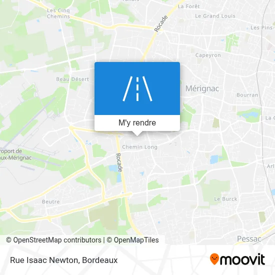 Rue Isaac Newton plan