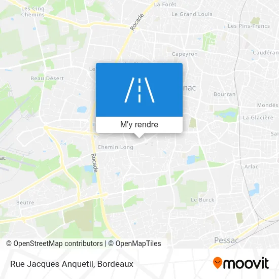Rue Jacques Anquetil plan