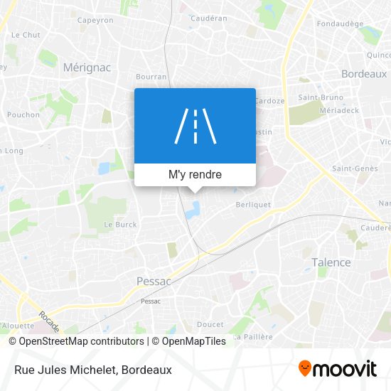 Rue Jules Michelet plan