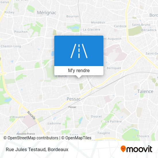 Rue Jules Testaud plan
