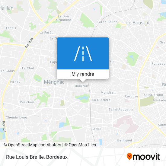 Rue Louis Braille plan