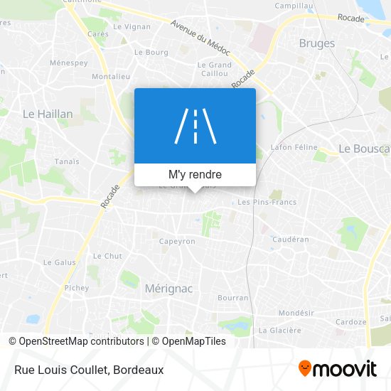 Rue Louis Coullet plan