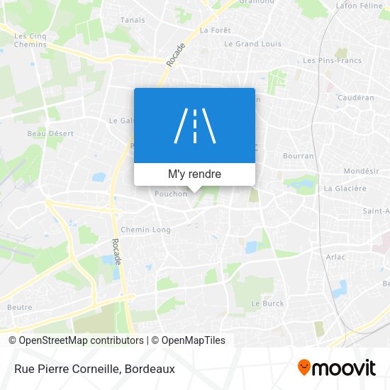 Rue Pierre Corneille plan