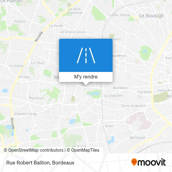 Rue Robert Ballion plan
