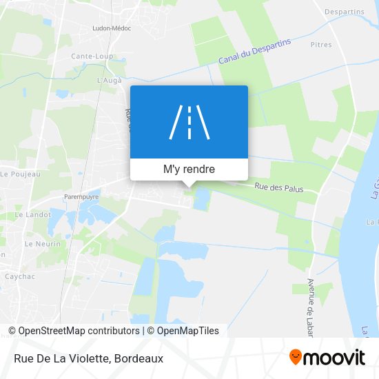 Rue De La Violette plan