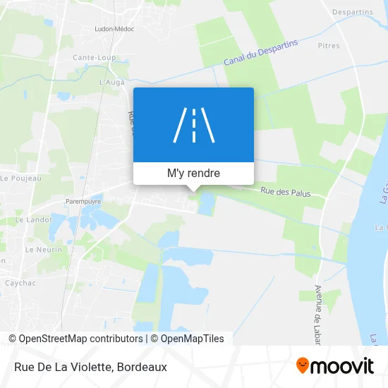 Rue De La Violette plan