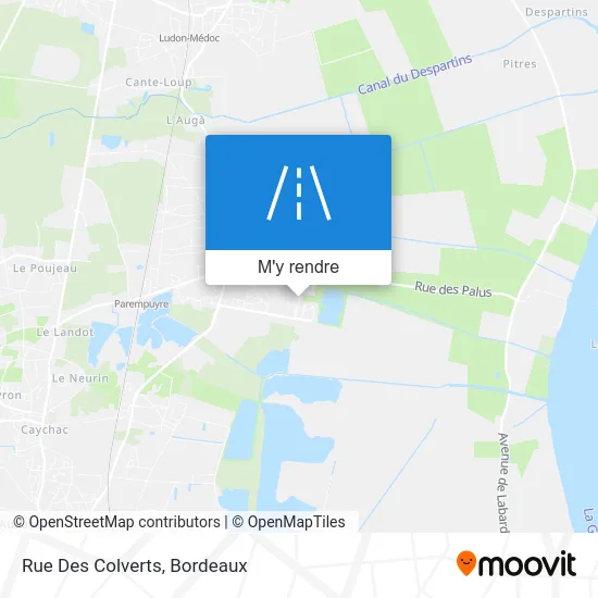 Rue Des Colverts plan