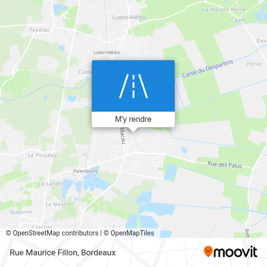 Rue Maurice Fillon plan