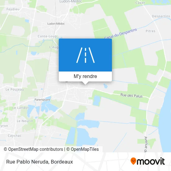 Rue Pablo Neruda plan